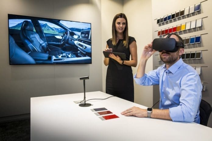 Audi launches Virtual Reality technology in dealerships Inside the Audi Customer Private Lounge