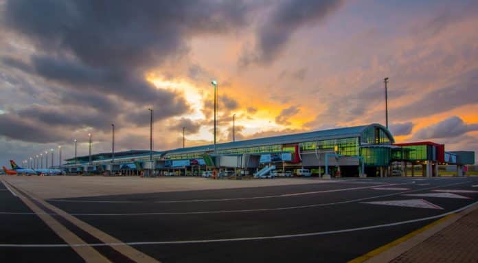 King Shaka International Airport.