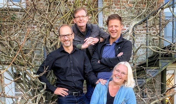 KNF Ventures Co-Founders and Partners: Keet van Zyl, Eben van Heerden, Bob Skinstad, Andrea Bohmert