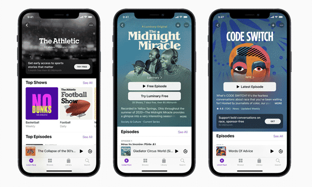 : Apple Podcasts Subscriptions