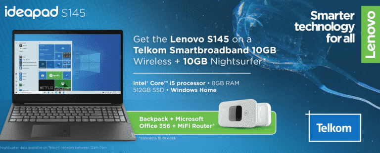 Telkom Broadband Deals Are Now Bundled With Selected Lenovo Laptops ...