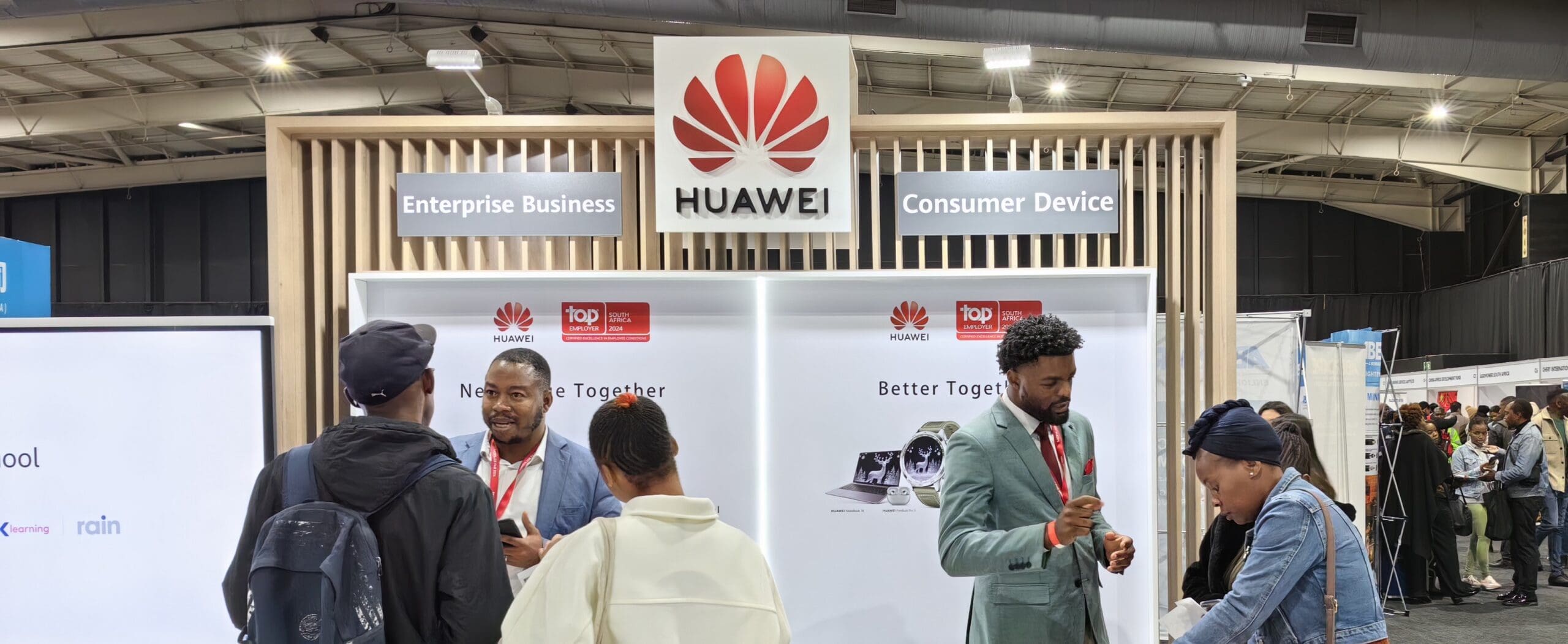 Huawei stand at Job Fair 2024