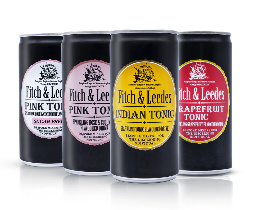 Fitch & Leedes Mixed Case Tonics Cans