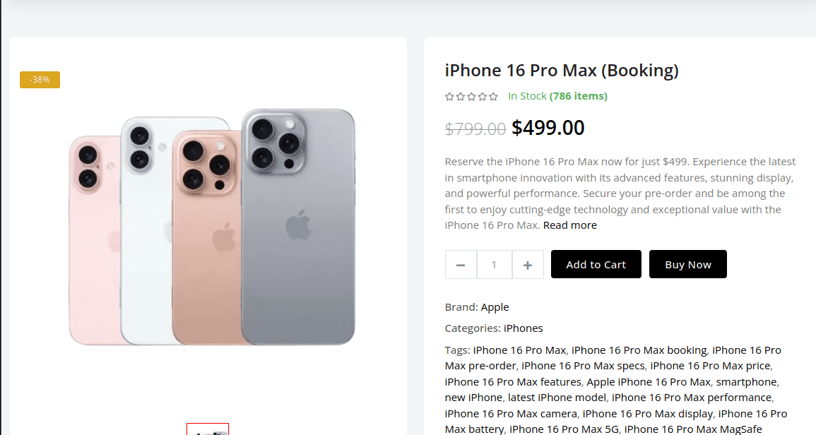 Fake iPhone 16 