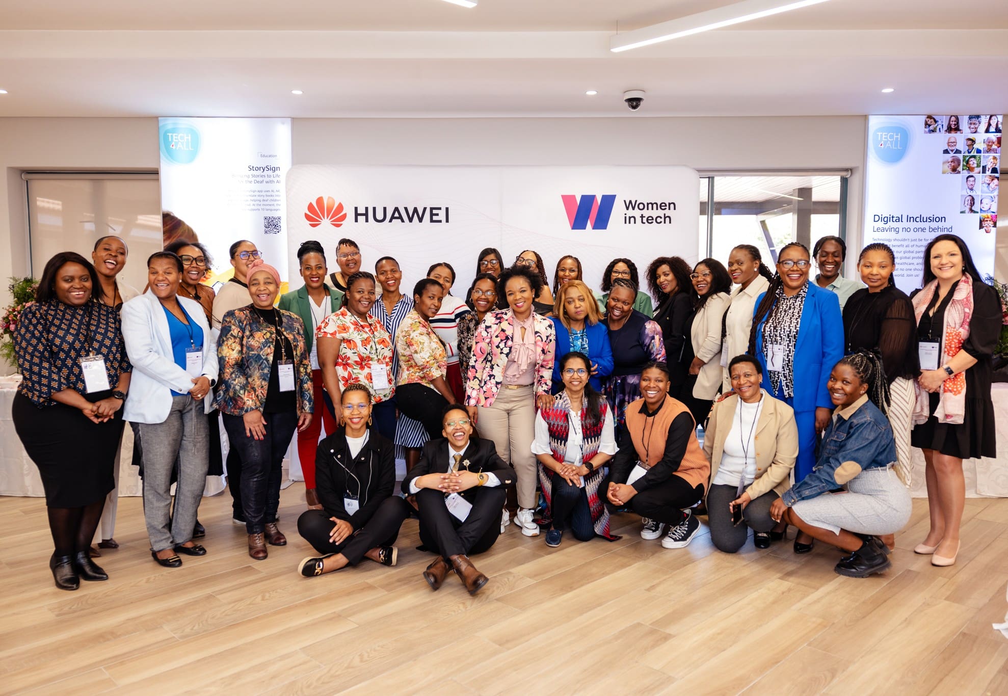 The 2024 Women in Tech Digital Skills Training Programme participants 