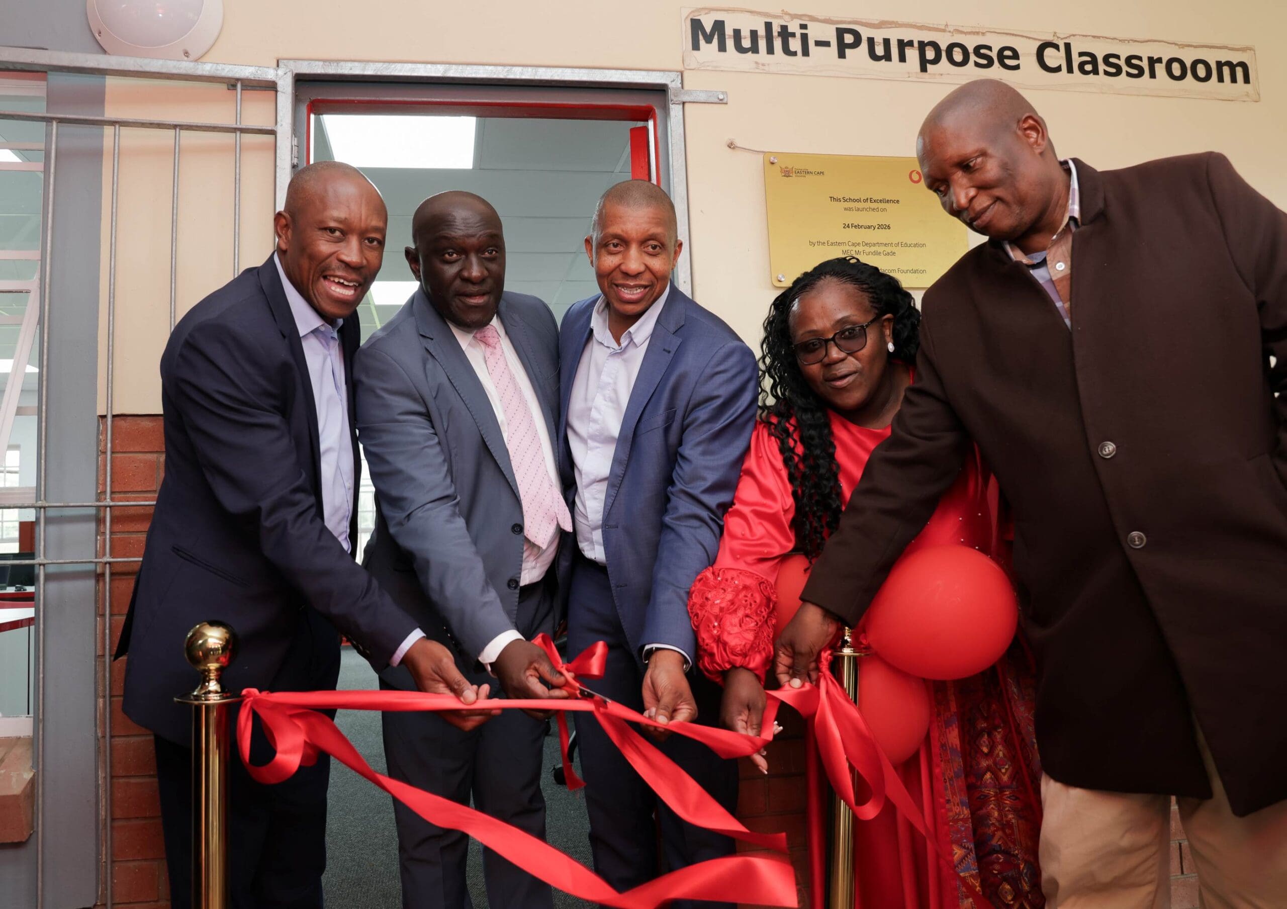 Vodacom Launches R1.5M School Of Excellence Model At Lavelilanga Secondary School In Komani