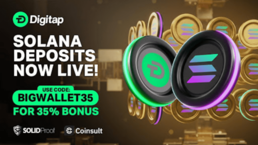 Digitap Solana Deposits now live