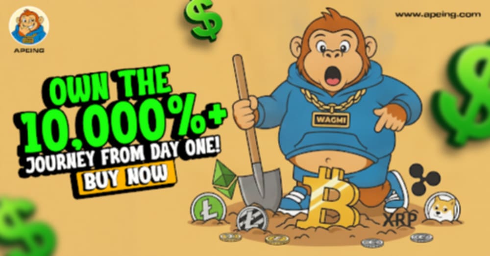 Next Big Crypto? Apeing Presale Starts as BNB and Tron Hold